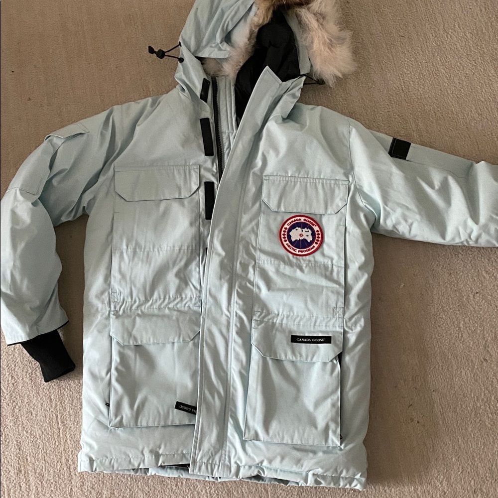 Canada Goose Men's Puffer Jacket in Light Blue